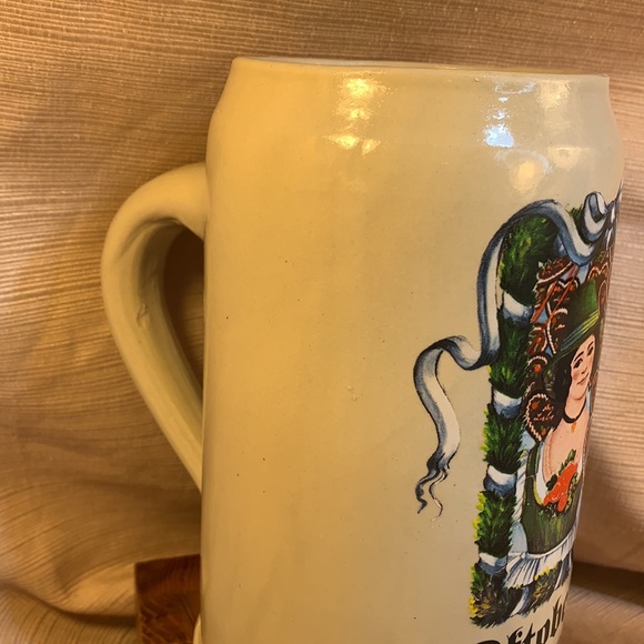 RARE 1st year 1978 Octoberfest 1L Stein handmade - Picture 11 of 12